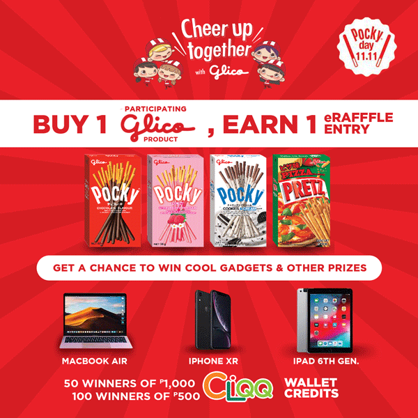 Cheer Up Together with Glico Promo Winners
