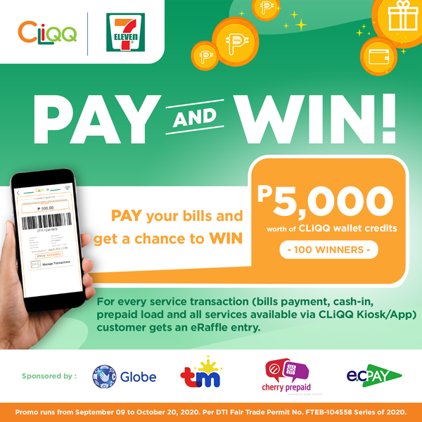 Pay and Win Promo Winners