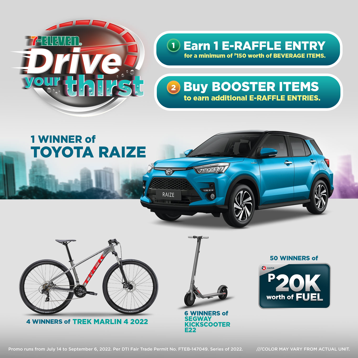 Drive Your Thirst Promo Winners